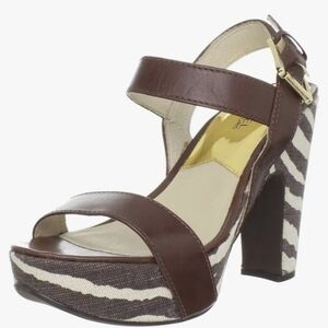 Michael Kors Mocha Platform Sandals